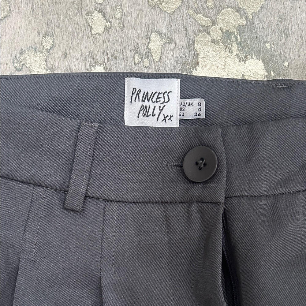 Women’s Grey Wide-Leg Pants - Picture 2 of 4
